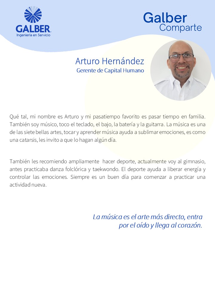 Galber Comparte: Arturo Hernandez
